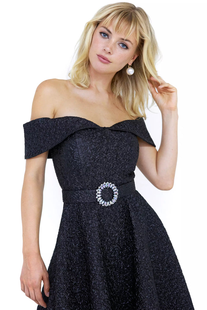 FRV Black jakar sleeveless midi dress - Glens Falls