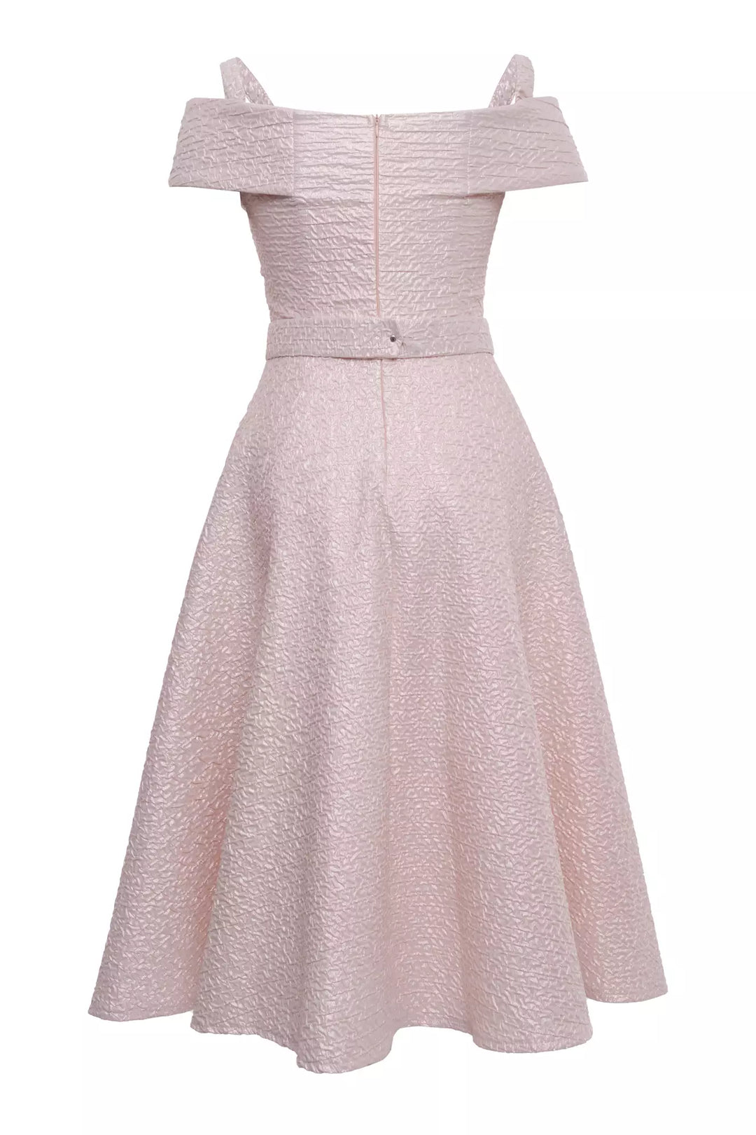 FRV Blush jakar sleeveless midi dress - Véroia