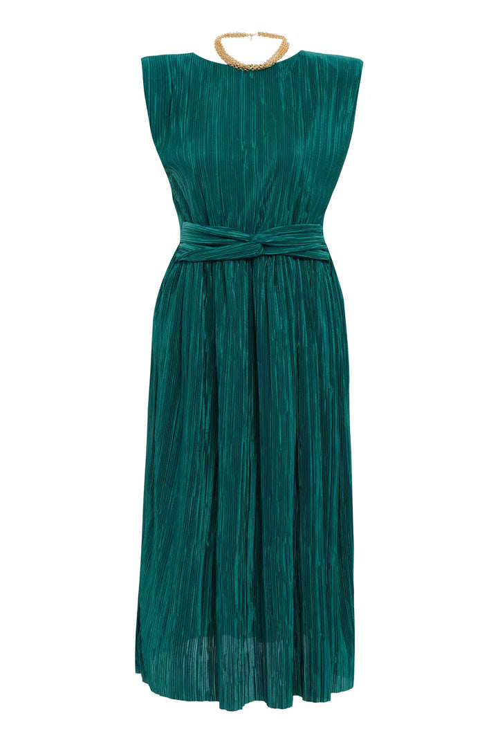 FRV Green plus size sandy sleeveless mini dress - Houston
