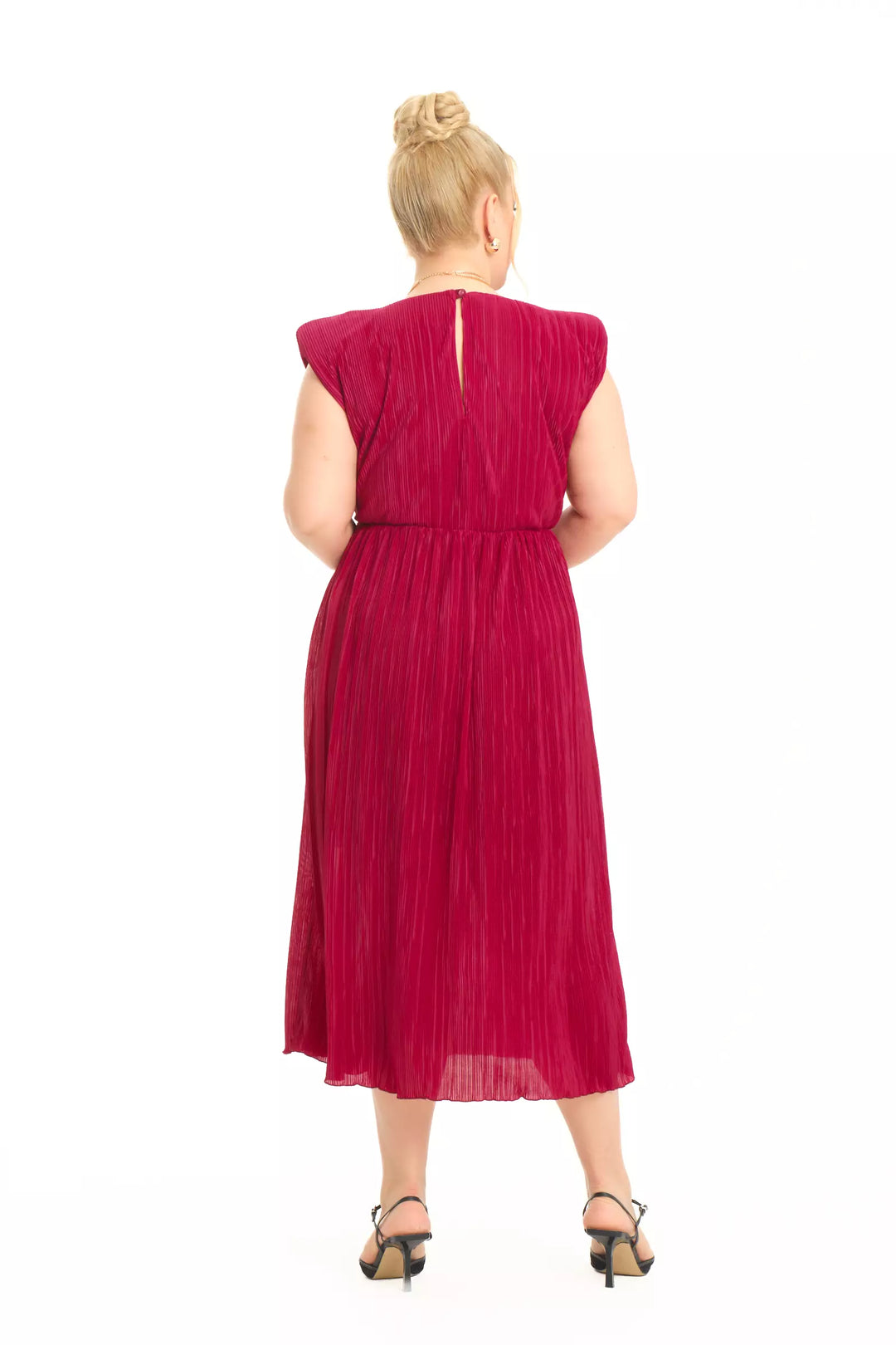 FRV Maroon plus size sandy sleeveless mini dress - Inglewood