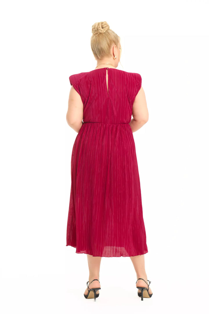 FRV Maroon plus size sandy sleeveless mini dress - Inglewood