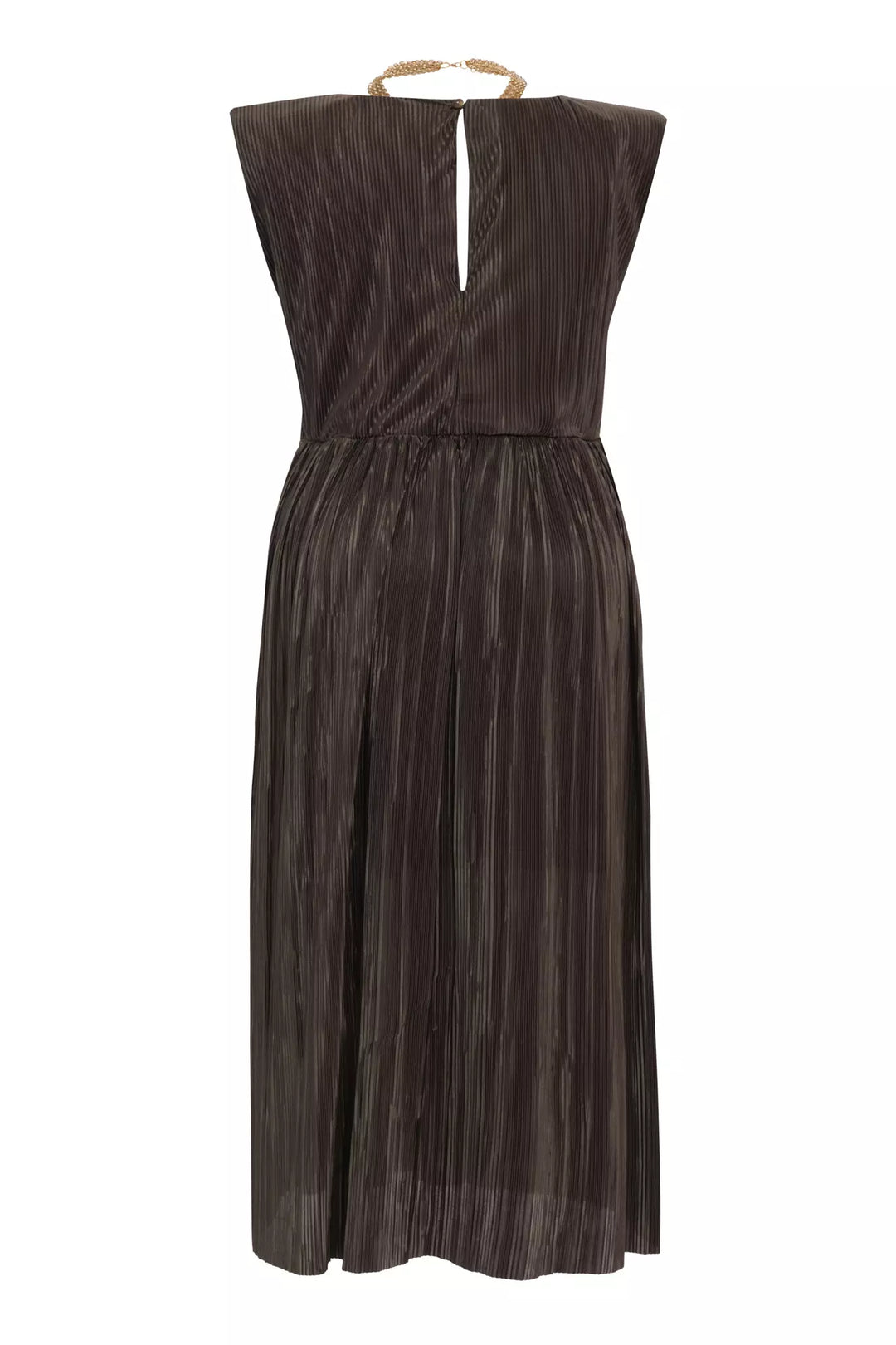 FRV Khaki plus size sandy sleeveless mini dress - Nottingham