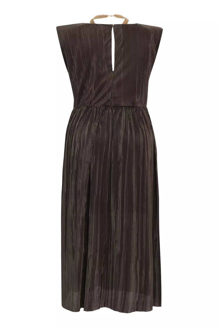 FRV Khaki plus size sandy sleeveless mini dress - Nottingham