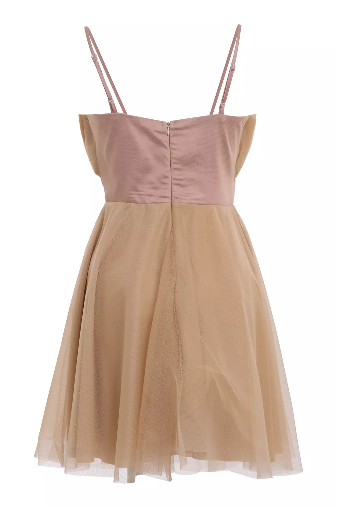 FRV Beige tulle sleeveless mini dress - Makiivka