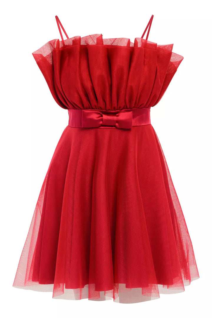 FRV Red tulle sleeveless mini dress - Dale City
