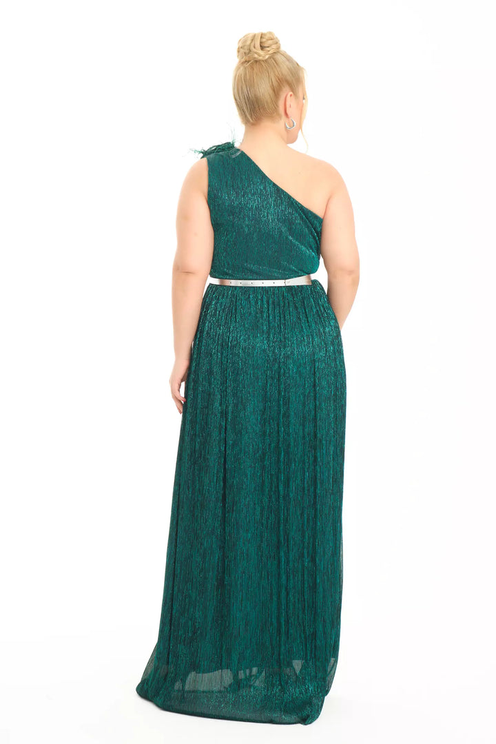 FRV Green plus size moonlight sleeveless maxi dress - Kendall
