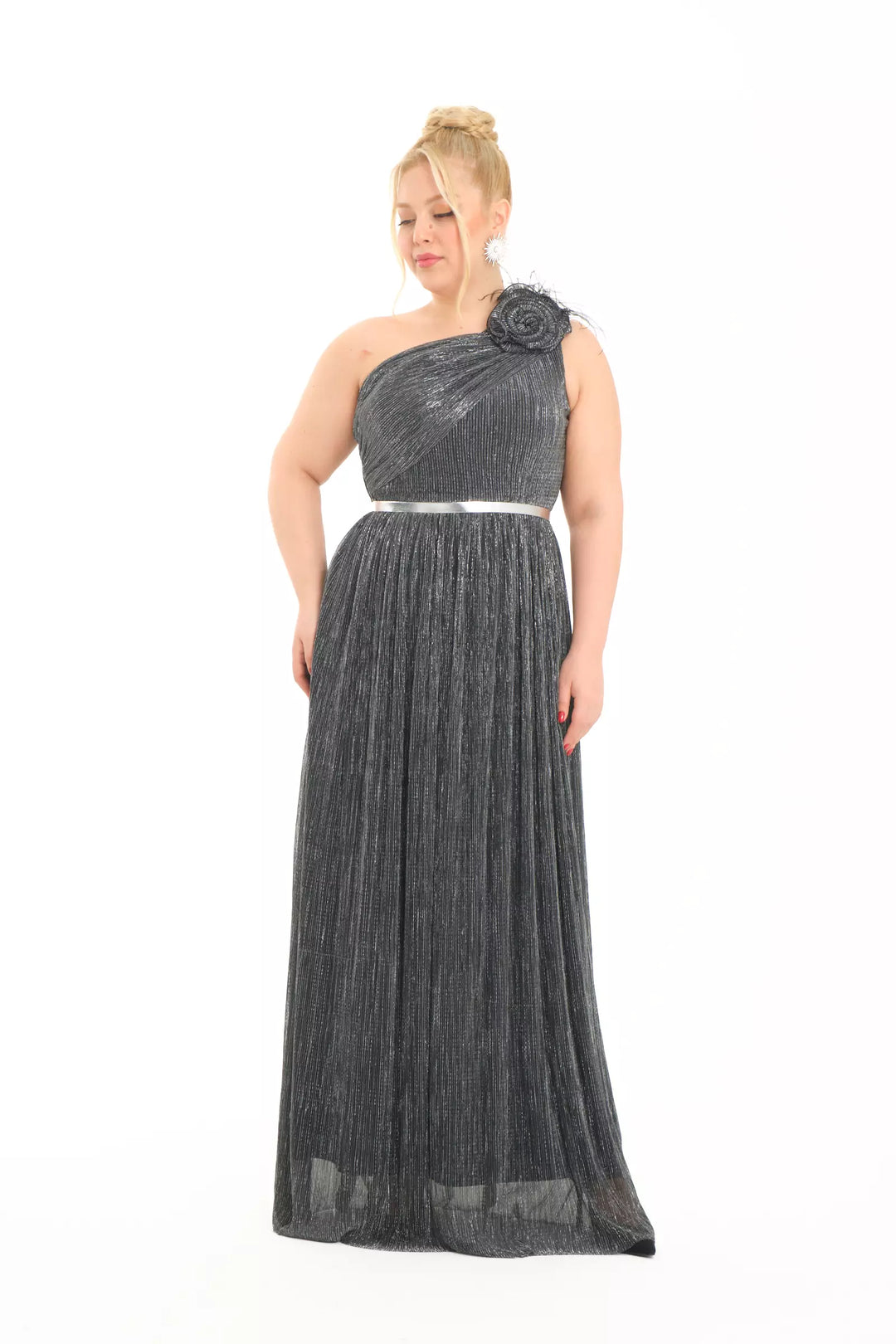 FRV Silver plus size moonlight sleeveless maxi dress - Fort Pierce