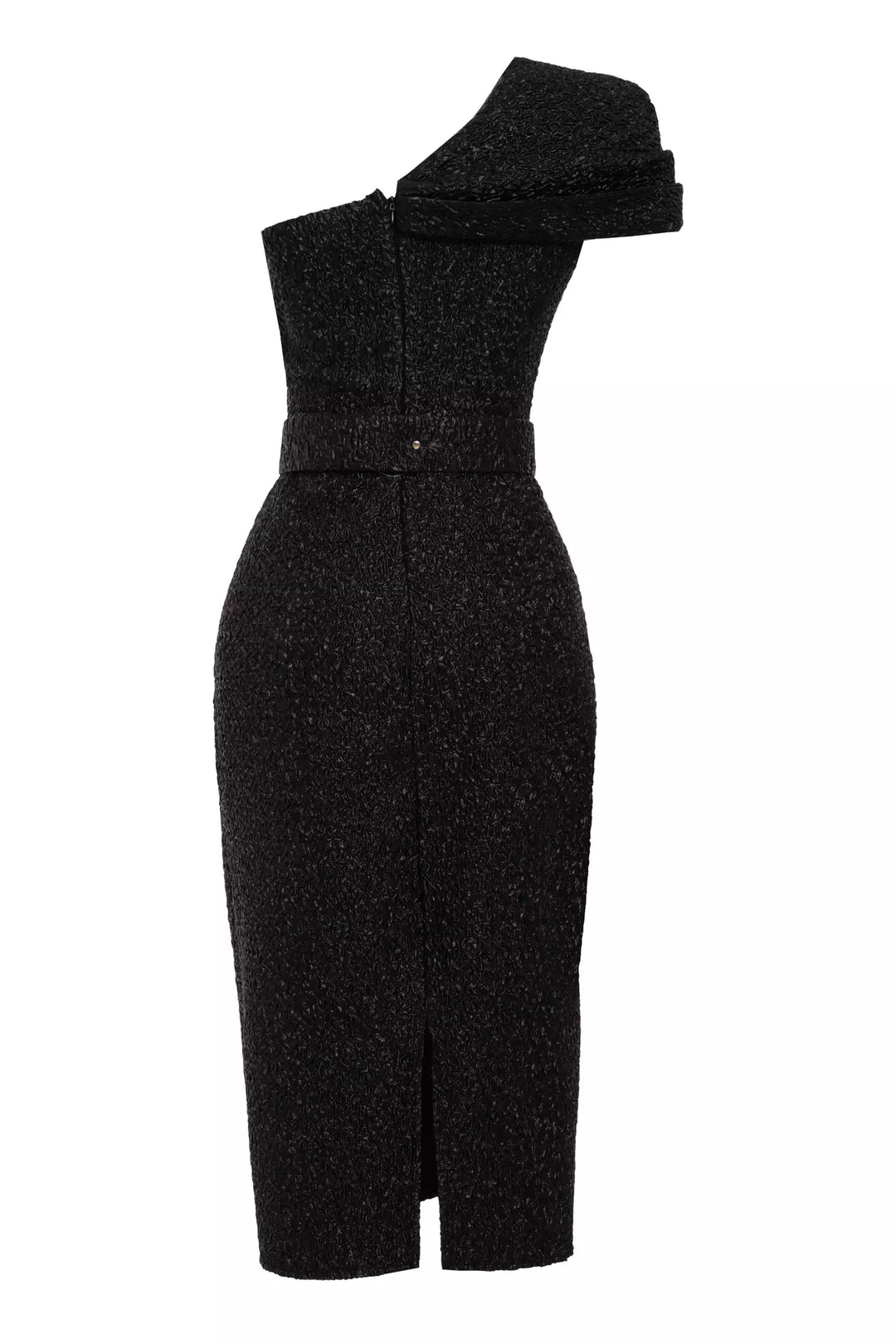 FRV Black jakar sleeveless midi dress - Köniz