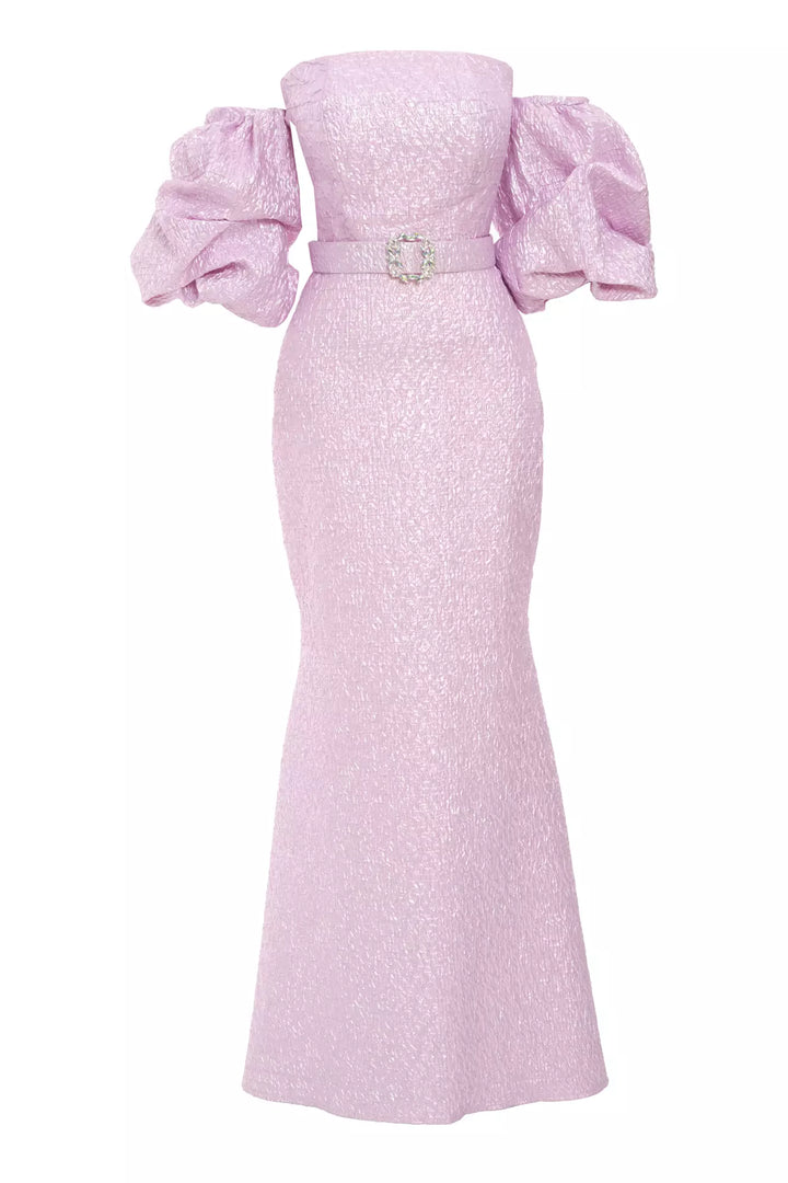 FRV Pink jakar sleeveless maxi dress - Kerch