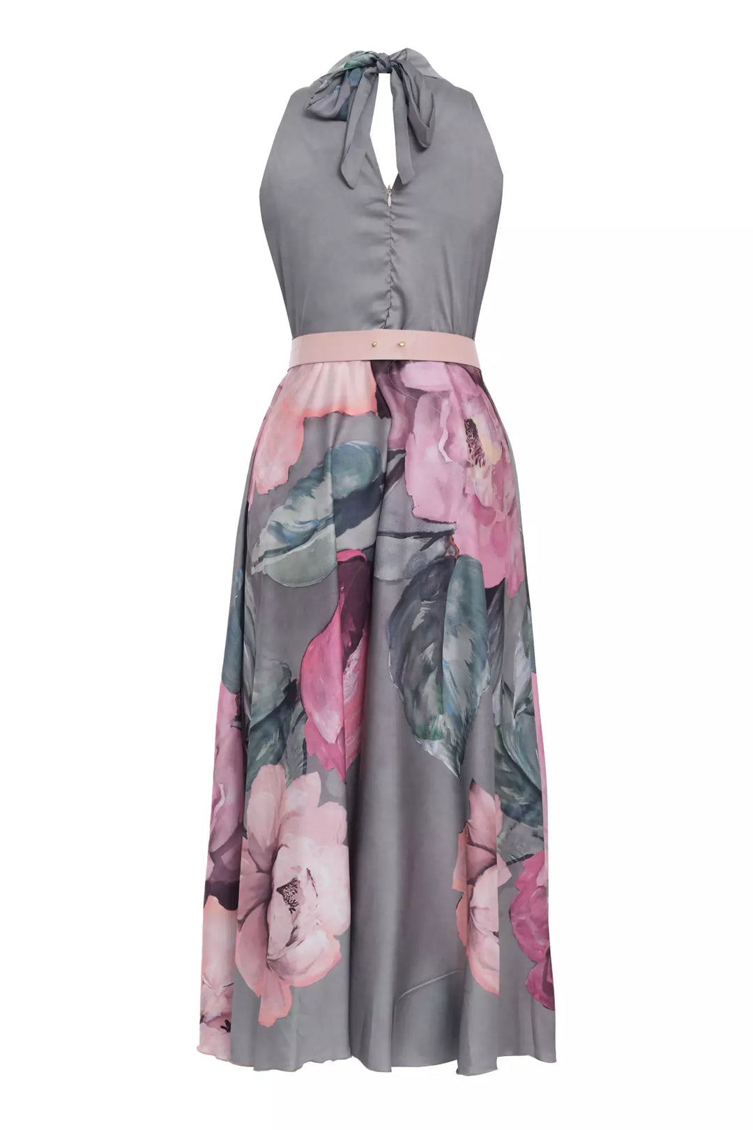 FRV Printed satin sleeveless midi dress - Novomoskovsk