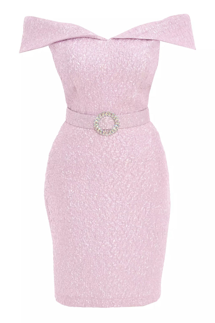 FRV Pink jakar sleeveless mini dress - Arlington