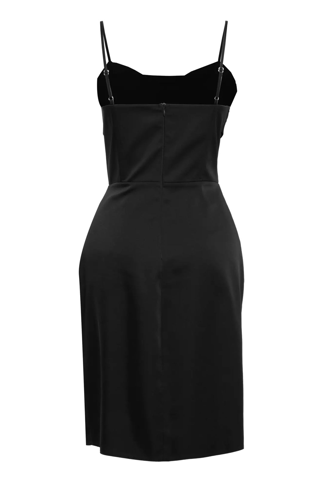 FRV Black satin sleeveless mini dress - Minneapolis