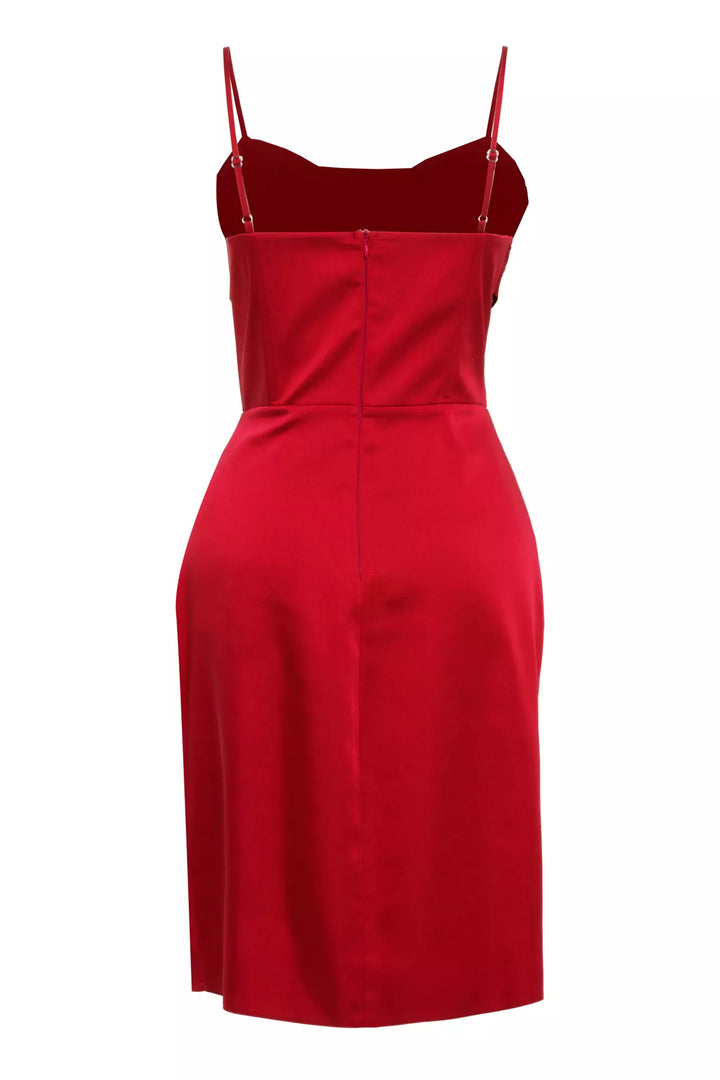 FRV Red satin sleeveless mini dress - Romeoville