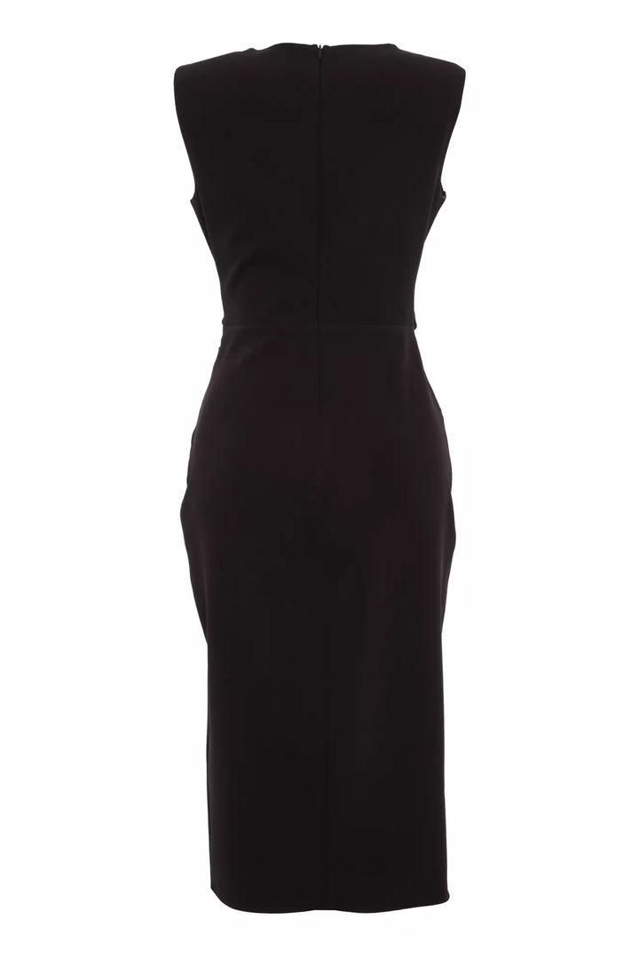 FRV Printed crepe sleeveless midi dress - Las Delicias