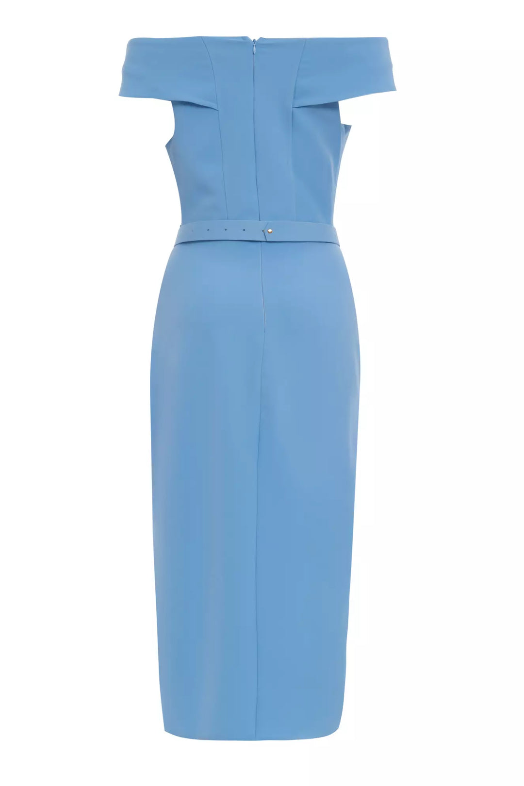 FRV Blue crepe sleeveless midi dress - Portland
