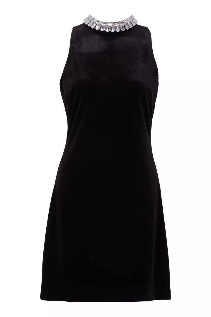 FRV Black velvet sleeveless mini dress - Ixtlahuacán de los Membrillos