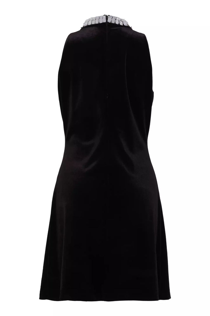 FRV Black velvet sleeveless mini dress - Ixtlahuacán de los Membrillos