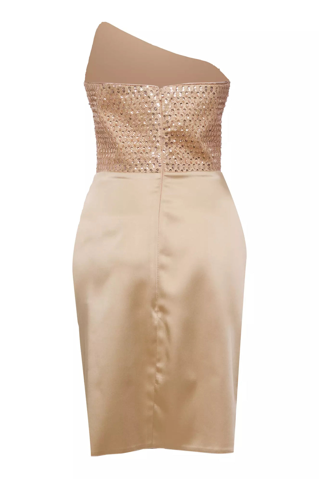 FRV Beige satin sleeveless mini dress - Warrington