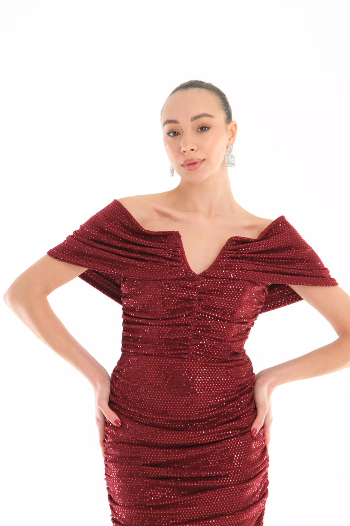 FRV Maroon glare sleeveless mini dress - Merritt Island