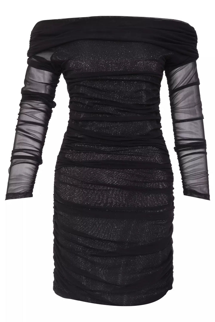 FRV Silver silvery long sleeve mini dress - Ferizaj
