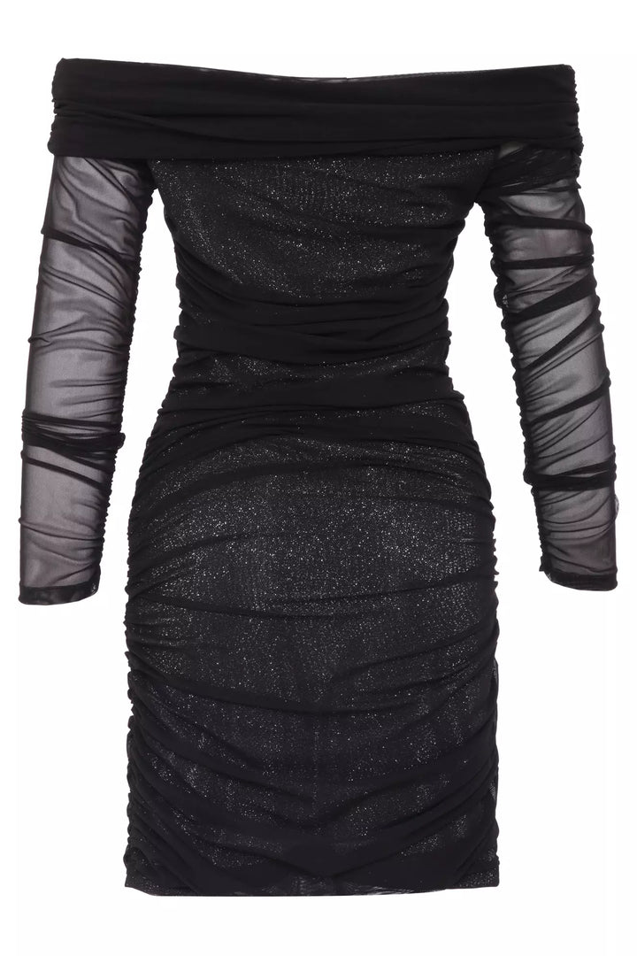 FRV Silver silvery long sleeve mini dress - Ferizaj