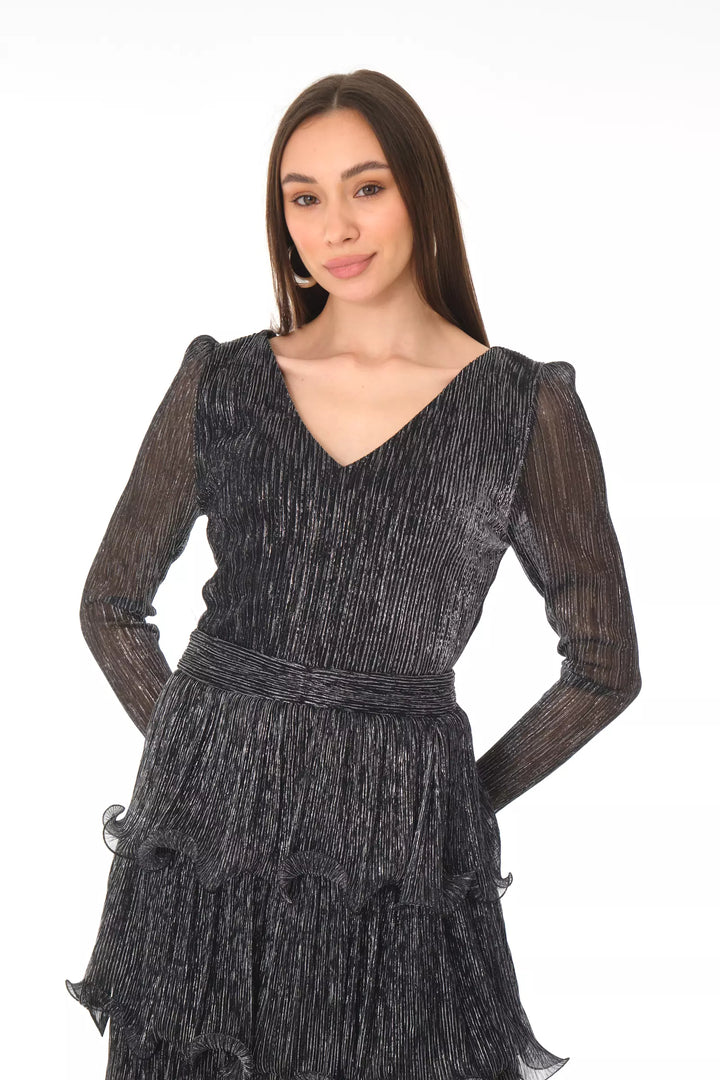 FRV Silver moonlight long sleeve mini dress - Halton Hills
