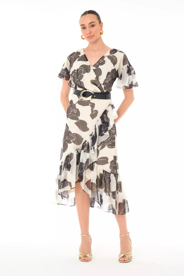 FRV Printed chiffon sleeveless midi dress - Ivry-sur-Seine