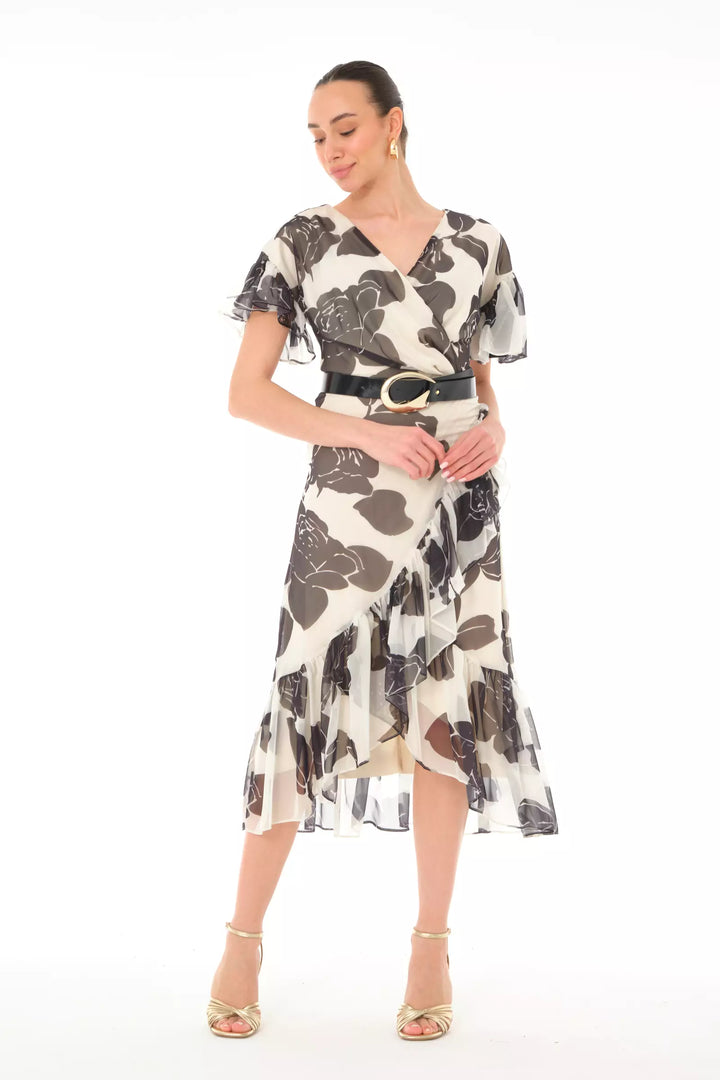 FRV Printed chiffon sleeveless midi dress - Ivry-sur-Seine