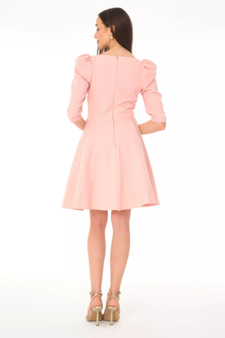 FRV Blush crepe 3/4 sleeve mini dress - Cantù
