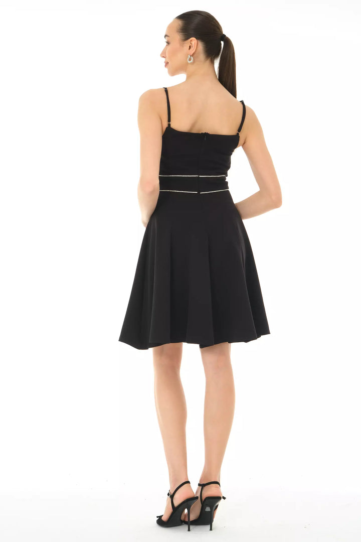 FRV Black crepe sleeveless mini dress - Lake Elsinore