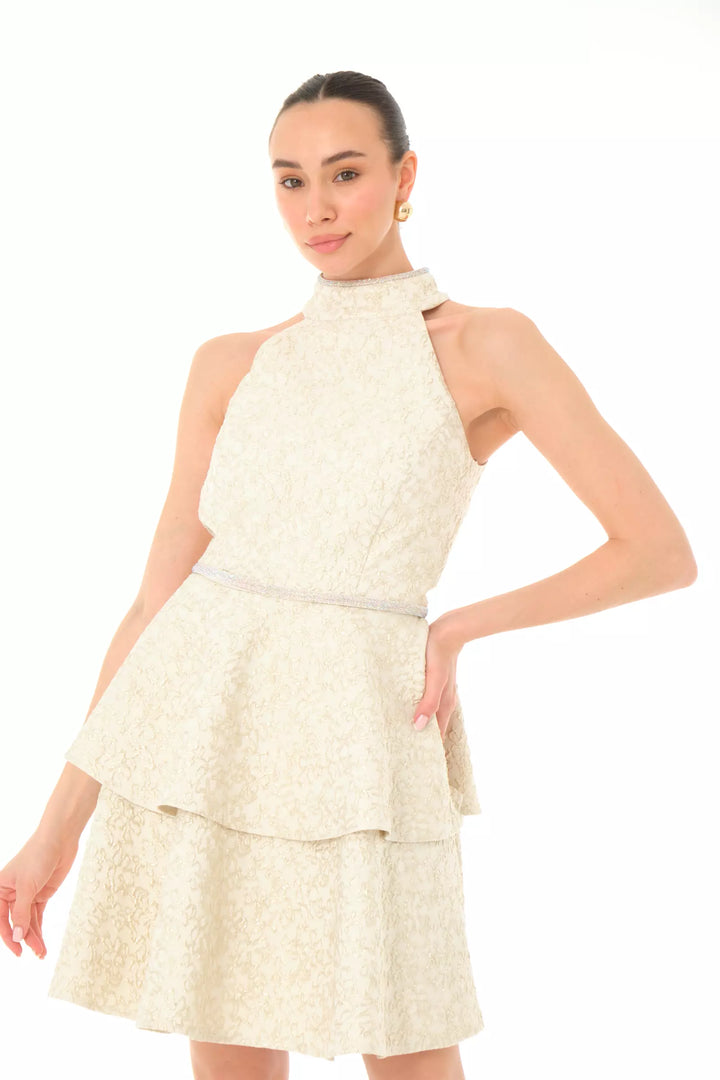 FRV Printed jakar sleeveless mini dress - Logroño