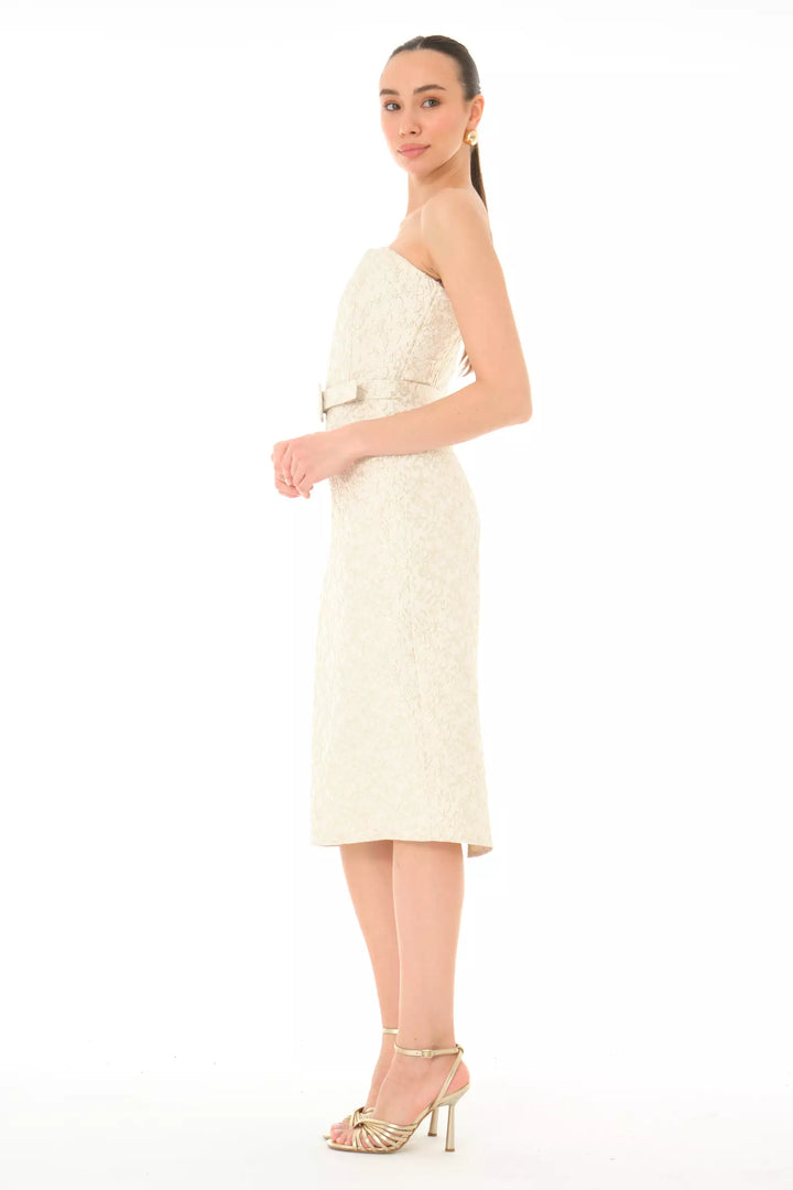 FRV Printed jakar sleeveless midi dress - The Acreage