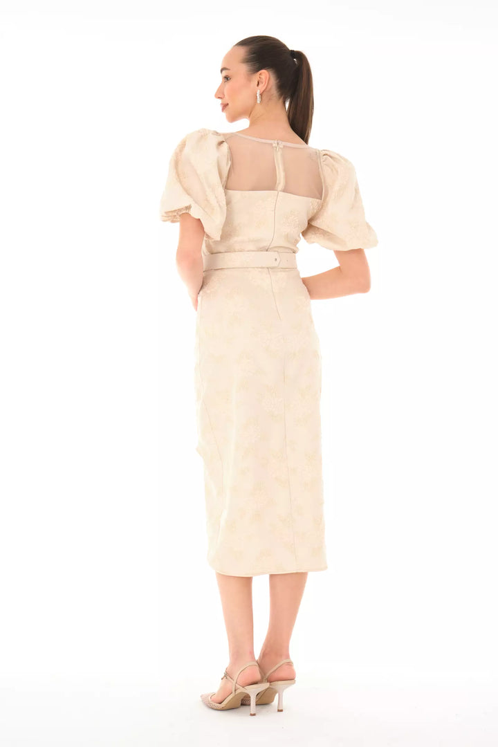 FRV Printed jakar short sleeve midi dress - Krasnyi Luch