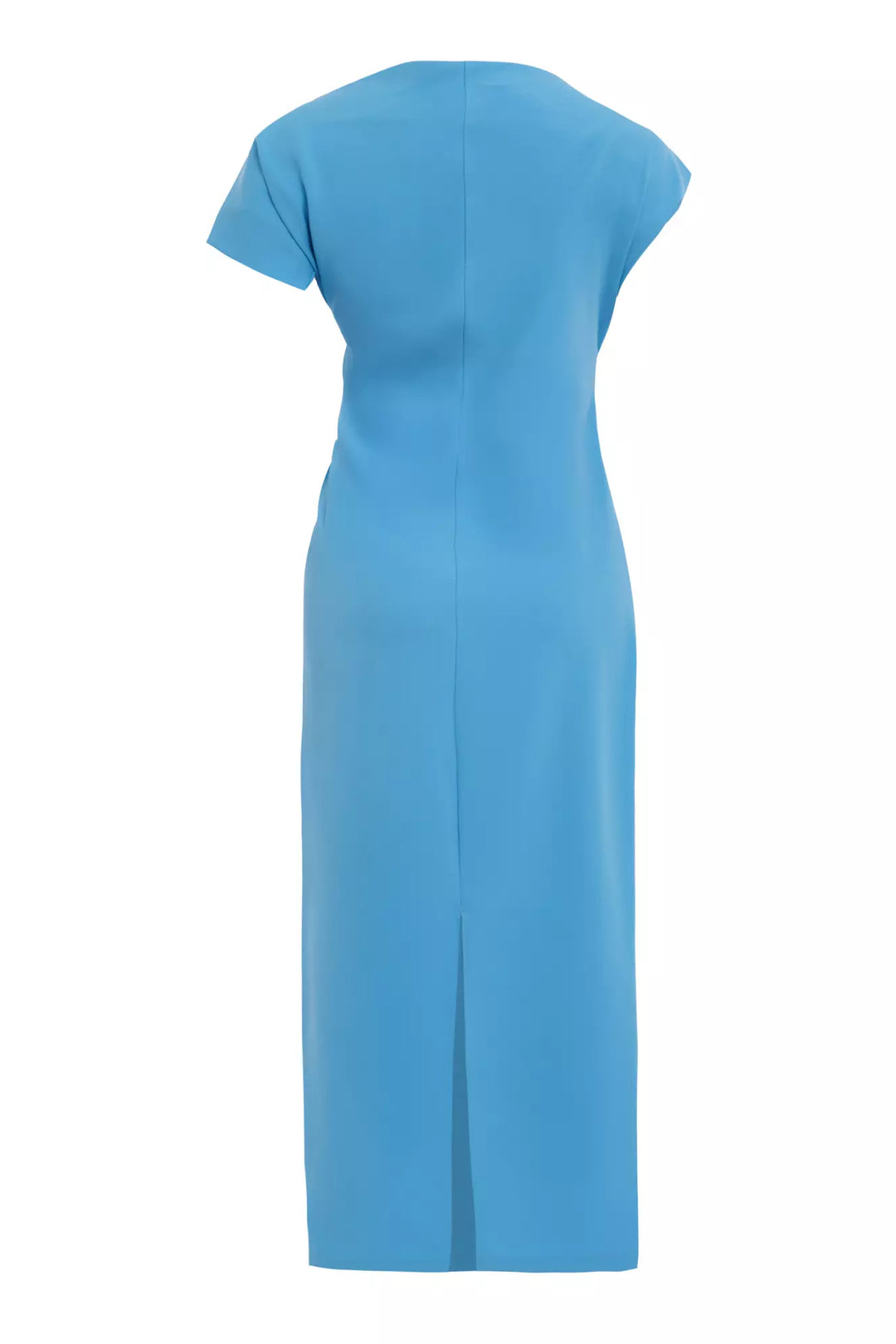 FRV Blue crepe sleeveless midi dress - Edina