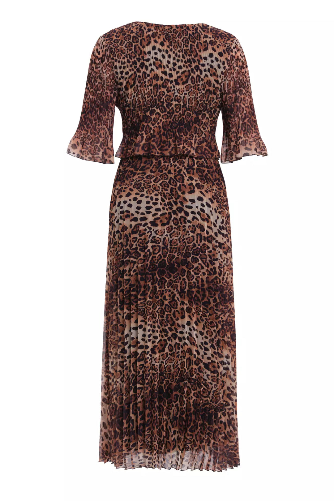 FRV Printed chiffon short sleeve midi dress - Suceava