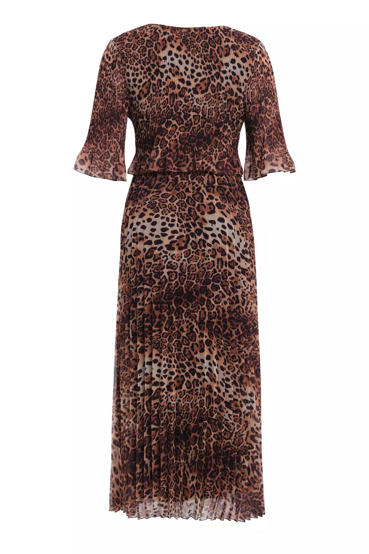 FRV Printed chiffon short sleeve midi dress - Suceava