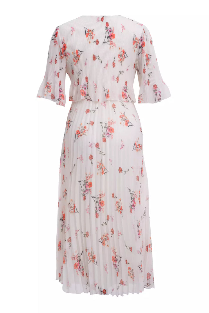 FRV Printed chiffon short sleeve midi dress - Brühl