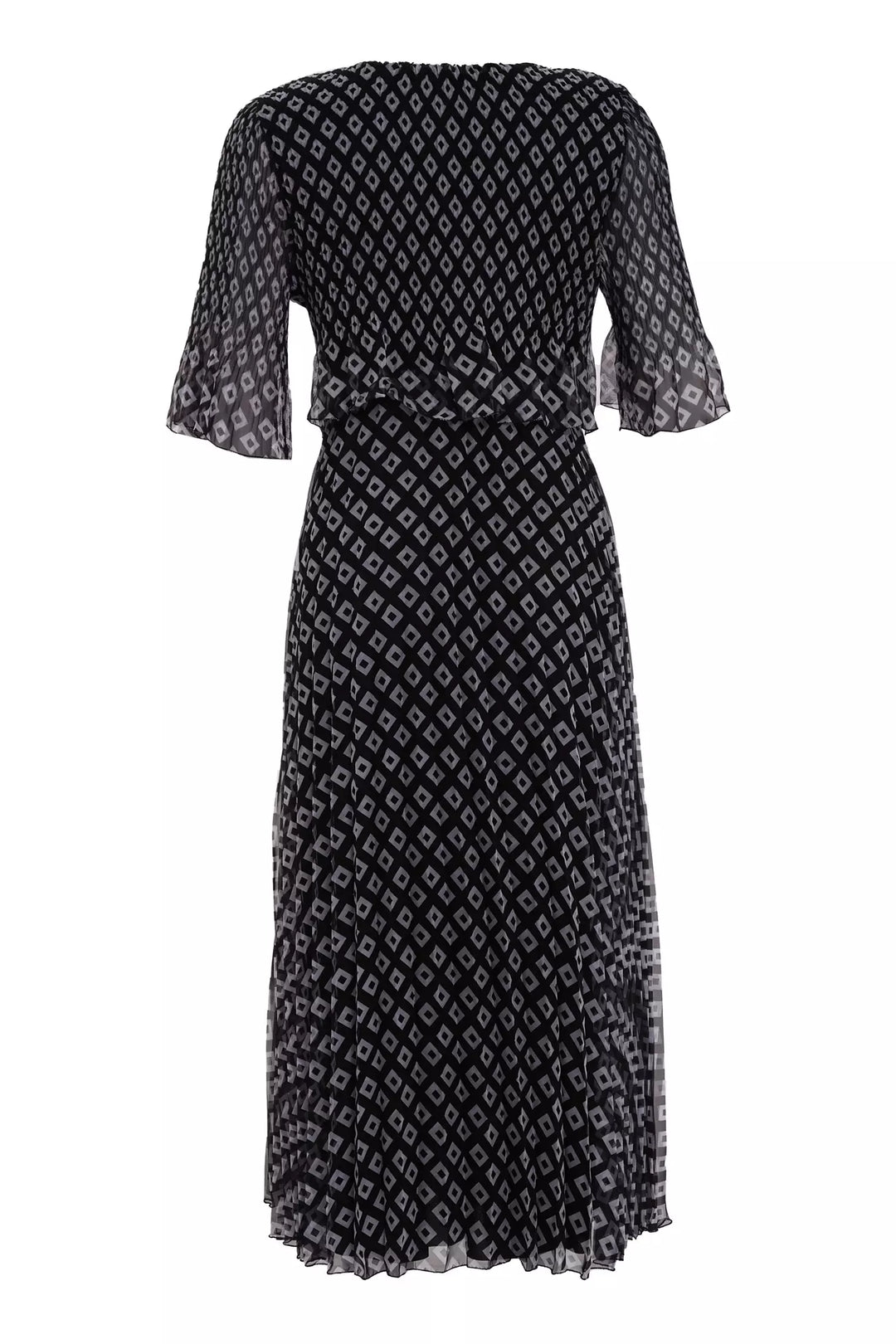 FRV Printed chiffon short sleeve midi dress - Drobeta-Turnu Severin