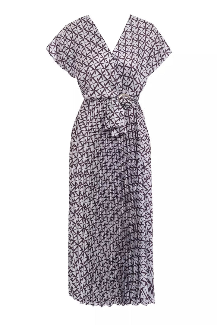 FRV Printed satin sleeveless midi dress - Hayward