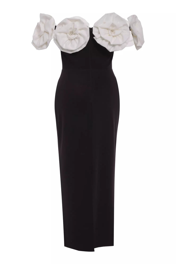 FRV Black plus size triko sleeveless maxi dress - Eau Claire