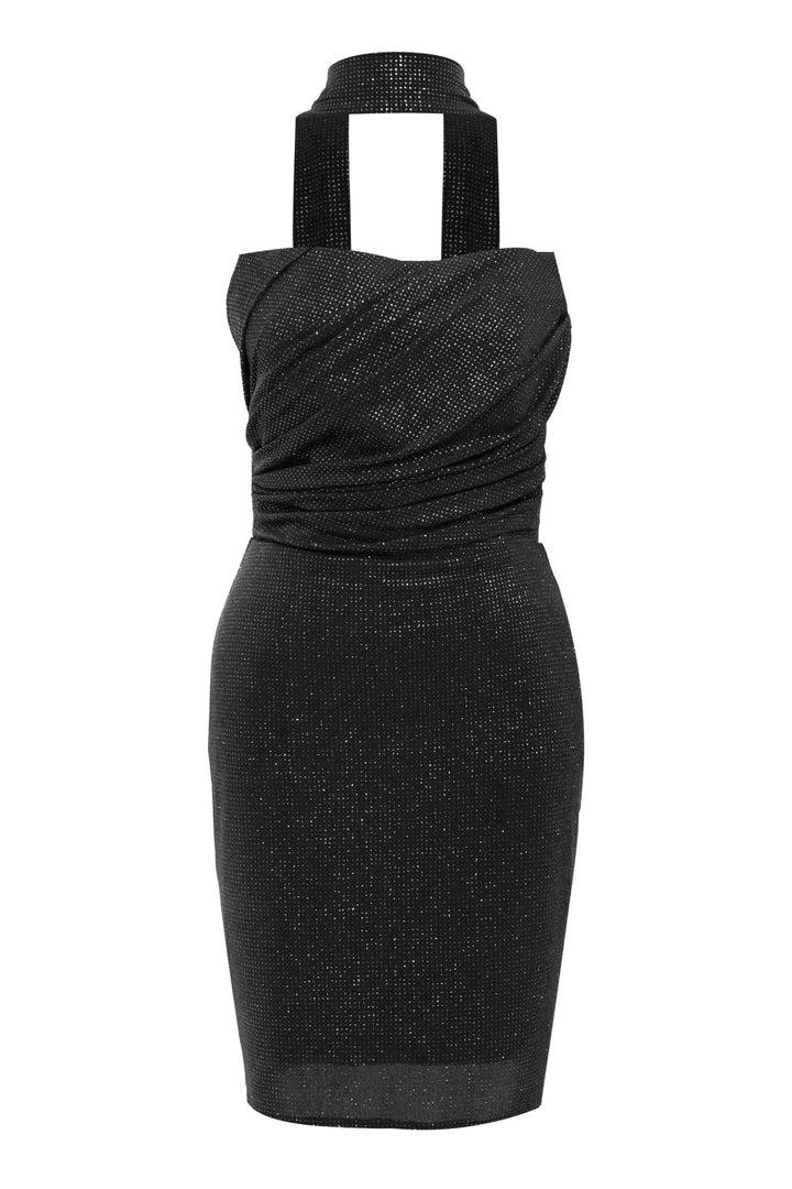 FRV Black sandy strapless mini dress - Coatbridge