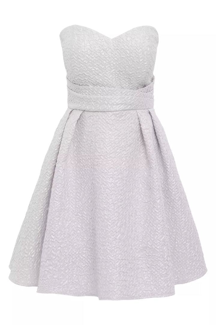 FRV White jakar strapless mini dress - Carmichael