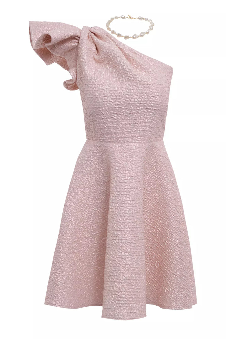 FRV Blush jakar sleeveless mini dress - Almada