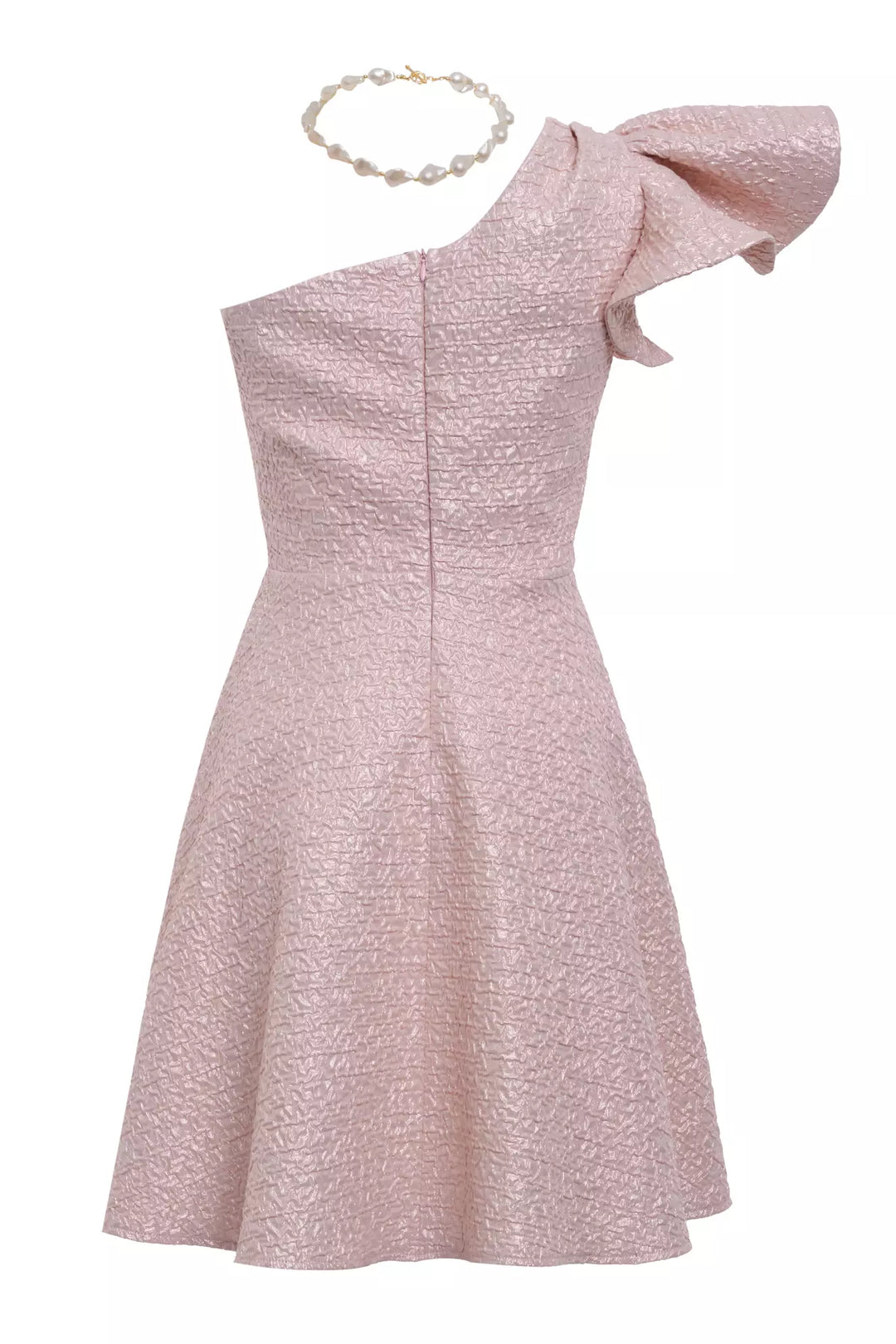 FRV Blush jakar sleeveless mini dress - Almada