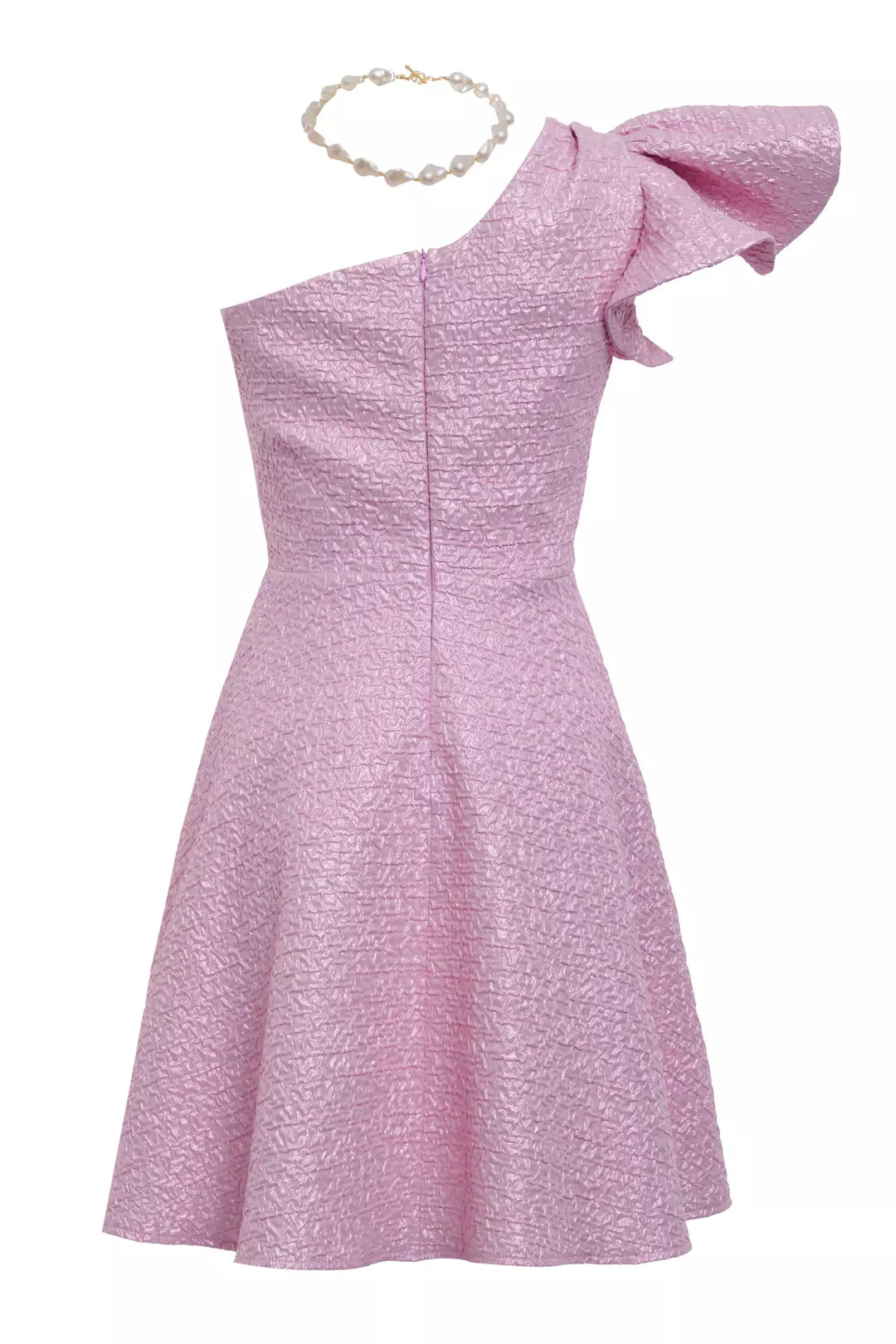 FRV Pink jakar sleeveless mini dress - Yecapixtla
