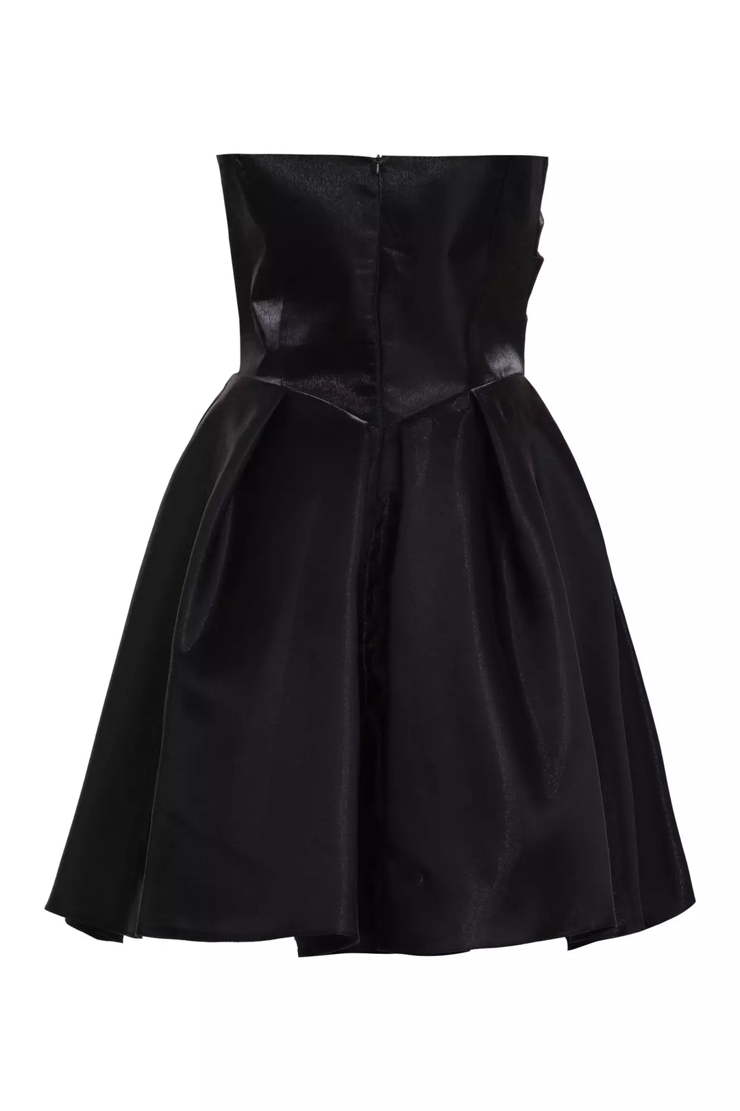 FRV Black satin strapless mini dress - Wollongong
