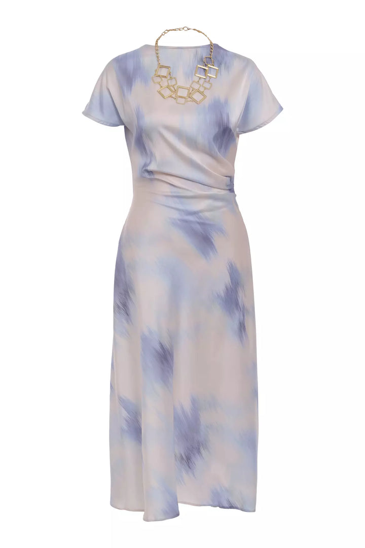 FRV Printed satin sleeveless midi dress - Avondale