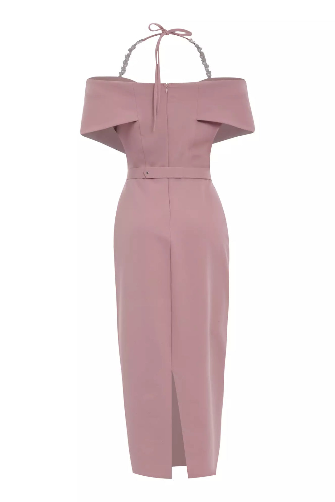 FRV Blush crepe sleeveless midi dress - Kolomyia