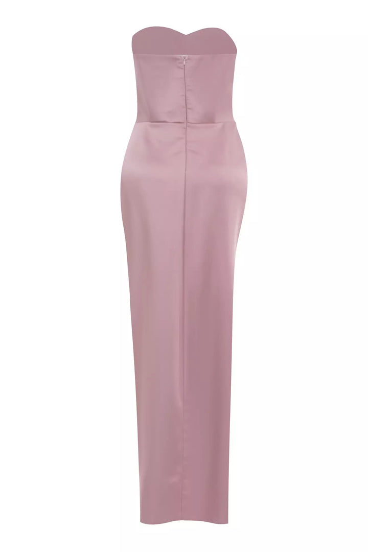 FRV Blush satin strapless maxi dress - Wesseling