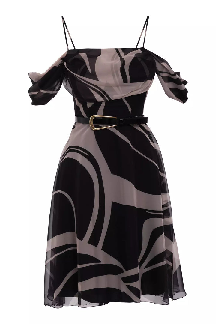 FRV Printed chiffon sleeveless mini dress - Pombal